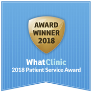 2018 Patient Service Award by WhatClinic