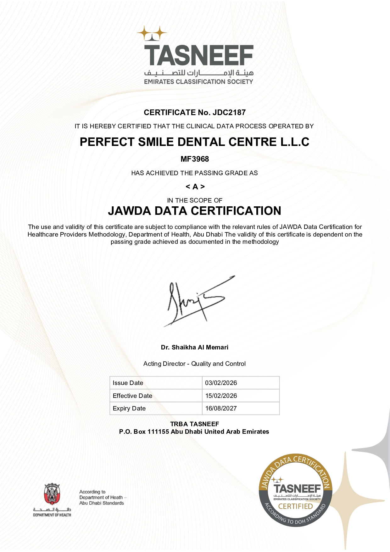 JAWDA FINAL CERTIFICATE 2026